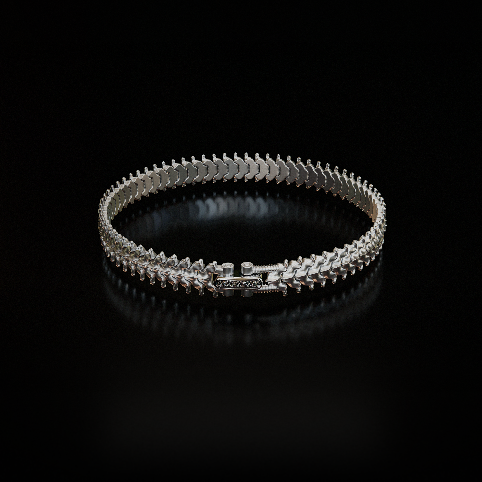 White Gold - SPINALE BRACELET | SMALL 8MM 18K GOLD