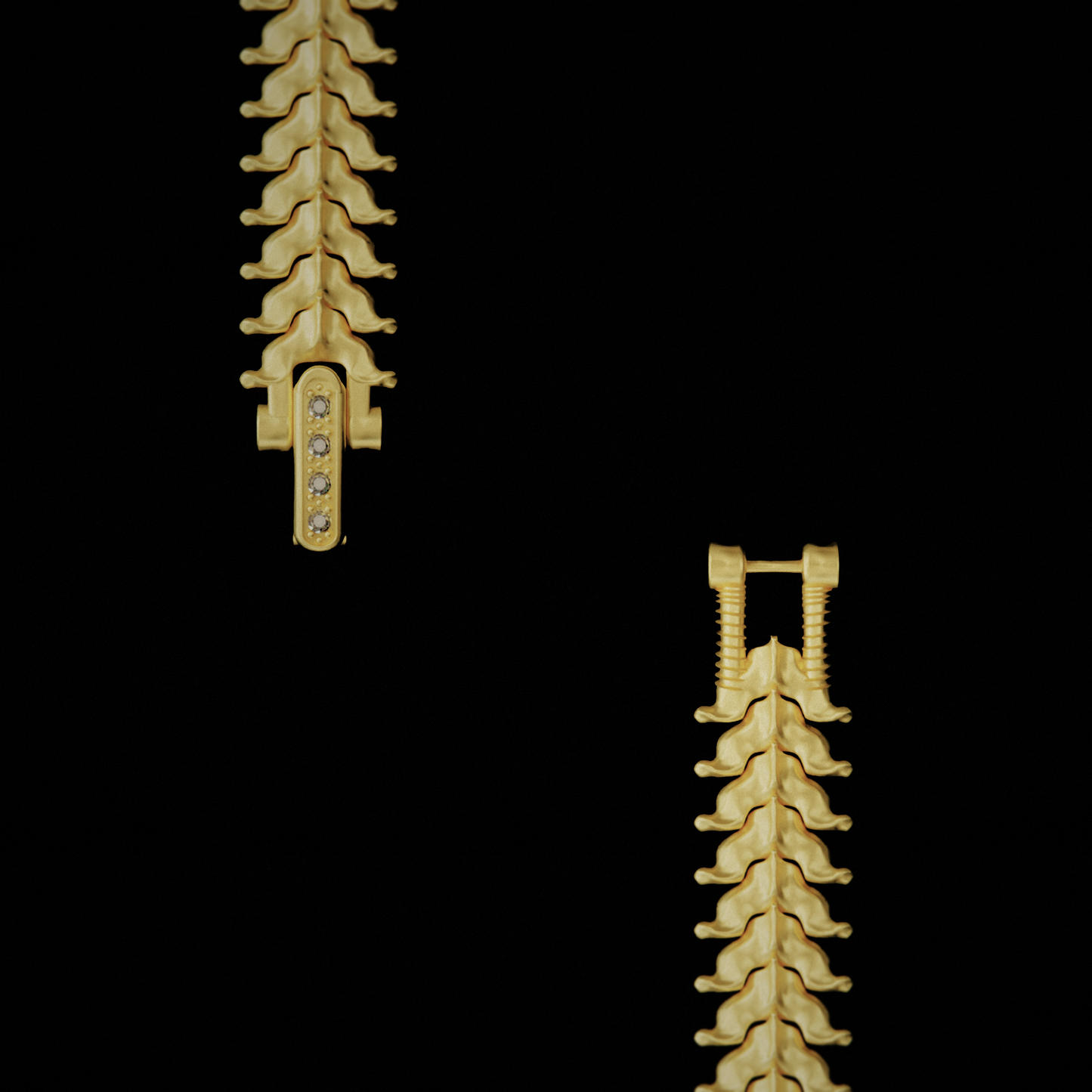 Yellow Gold - SPINALE BRACELET | MEDIUM 12MM 18K GOLD
