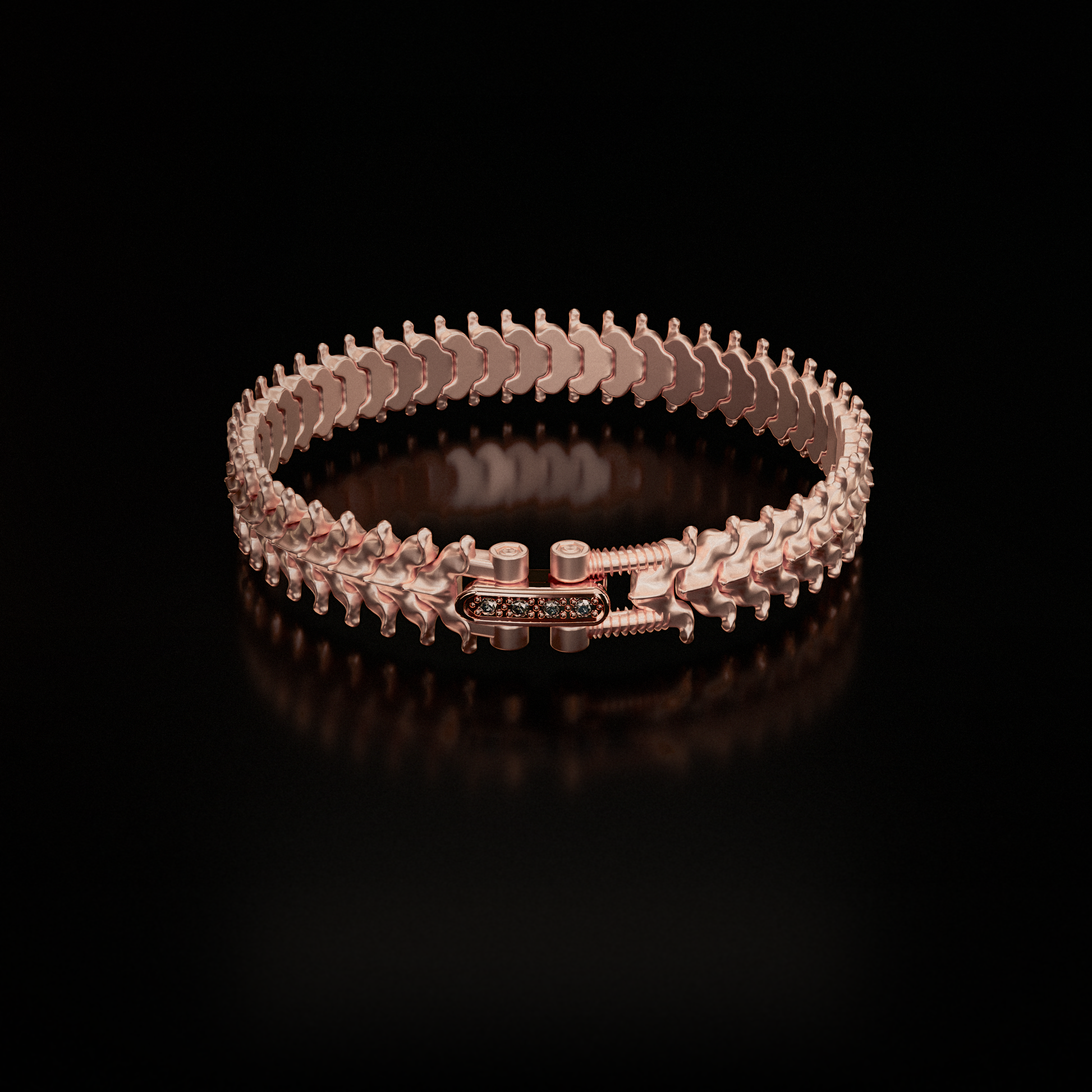 Rose Gold - SPINALE BRACELET | MEDIUM 12MM 18K GOLD