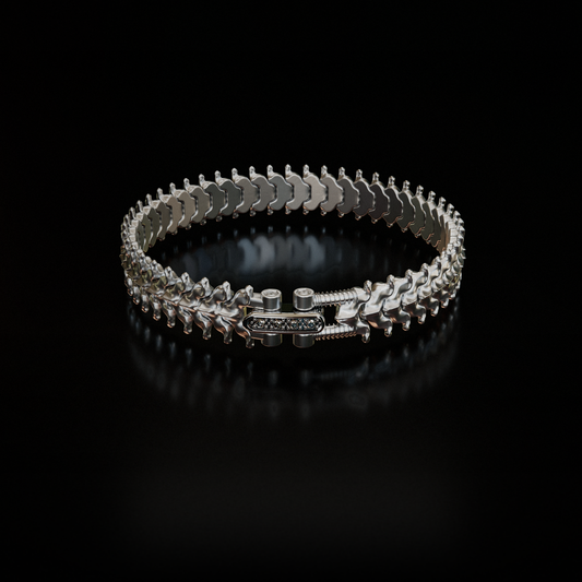 SPINALE BRACELET | MEDIUM 12MM STERLING SILVER