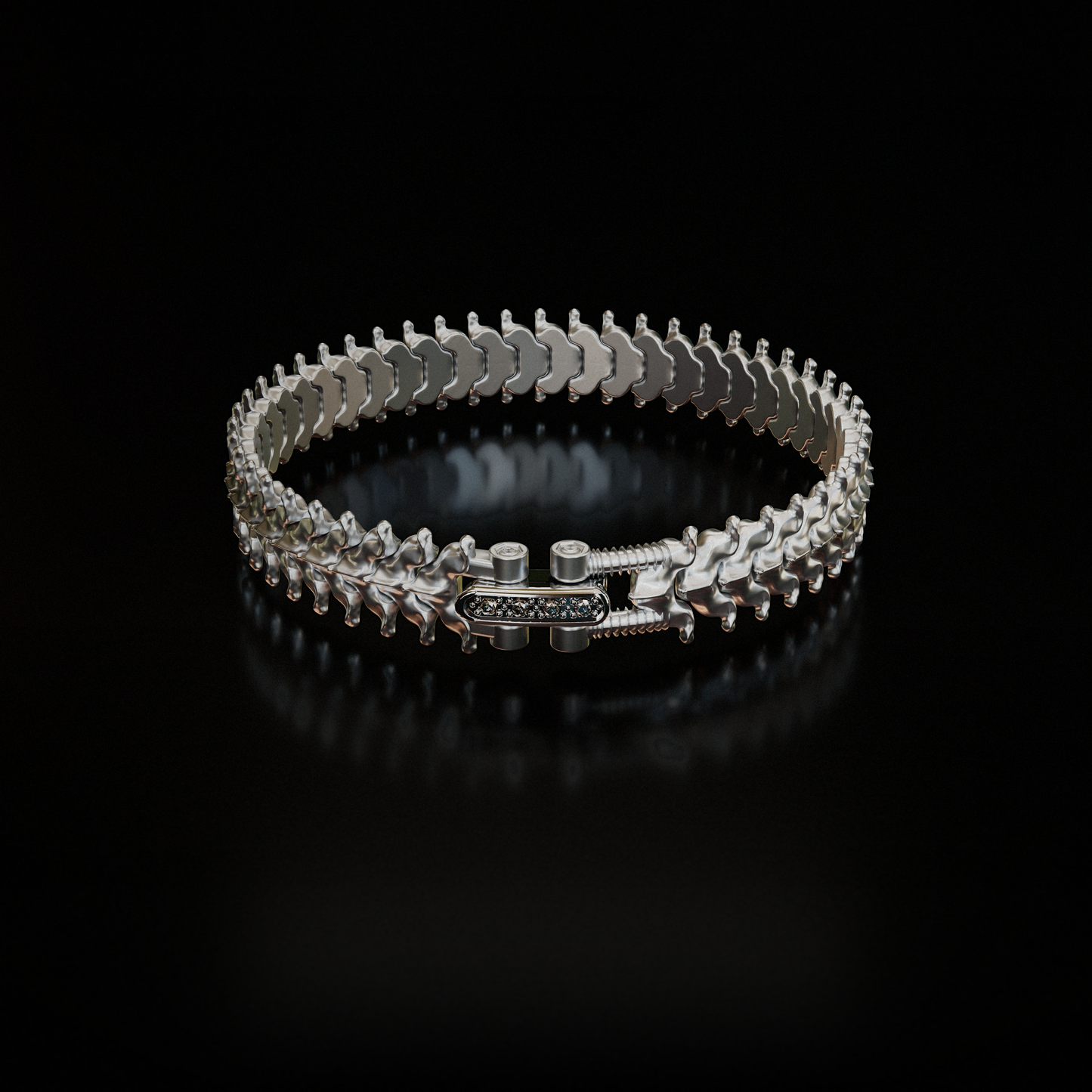 White Gold - SPINALE BRACELET | MEDIUM 12MM 18K GOLD