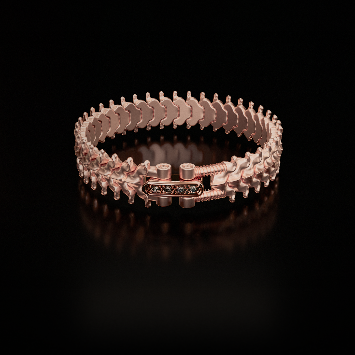 Rose Gold - SPINALE BRACELET | LARGE 16MM 18K GOLD