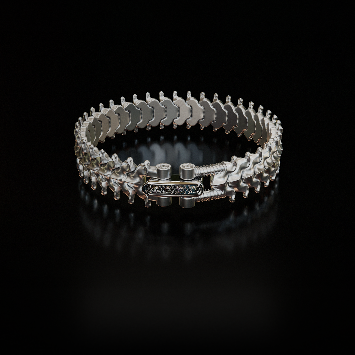 White Gold - SPINALE BRACELET | LARGE 16MM 18K GOLD