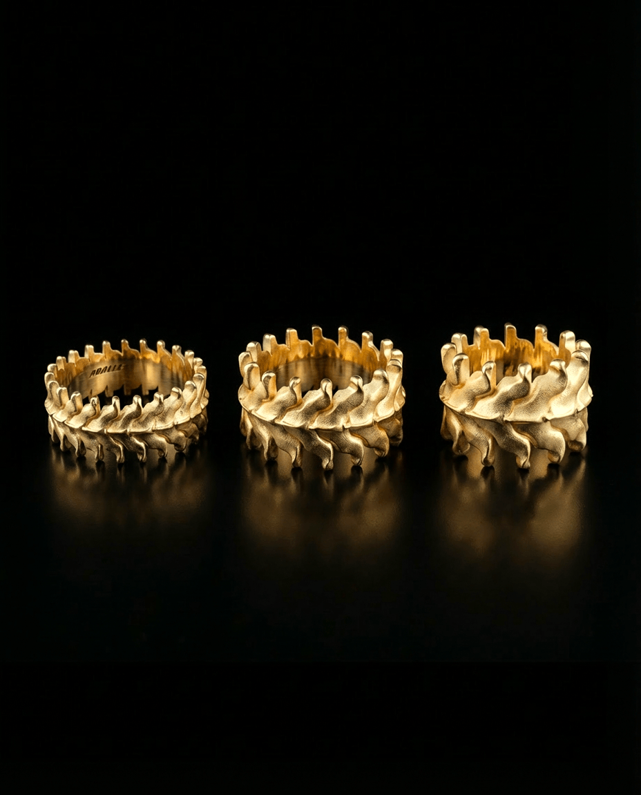 SPINALE RING | IMMORTALE MEDIUM 12MM 18K GOLD