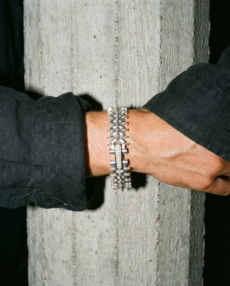 SPINALE BRACELET | MEDIUM 12MM STERLING SILVER