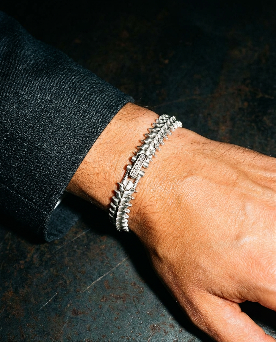 White Gold - SPINALE BRACELET | SMALL 8MM 18K GOLD