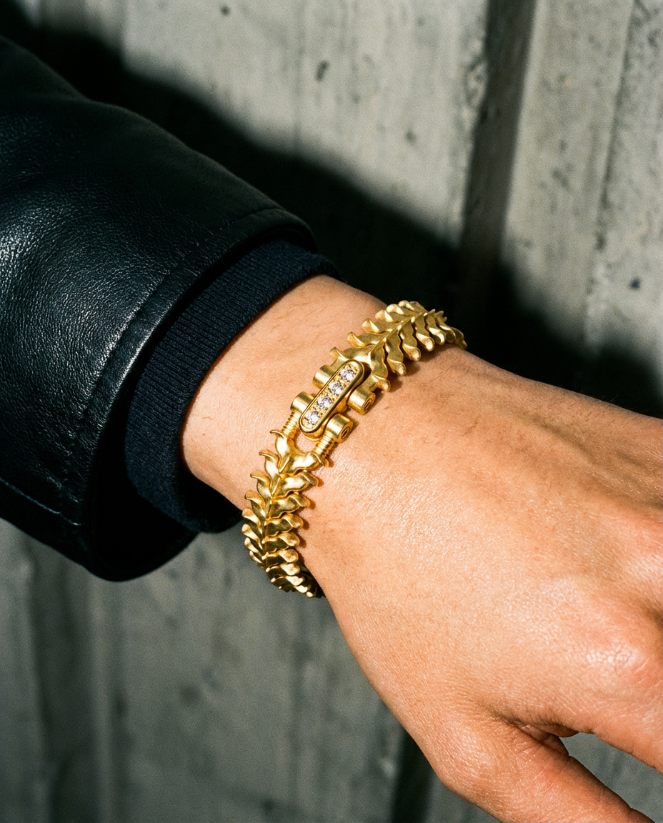 Yellow Gold - SPINALE BRACELET | MEDIUM 12MM 18K GOLD