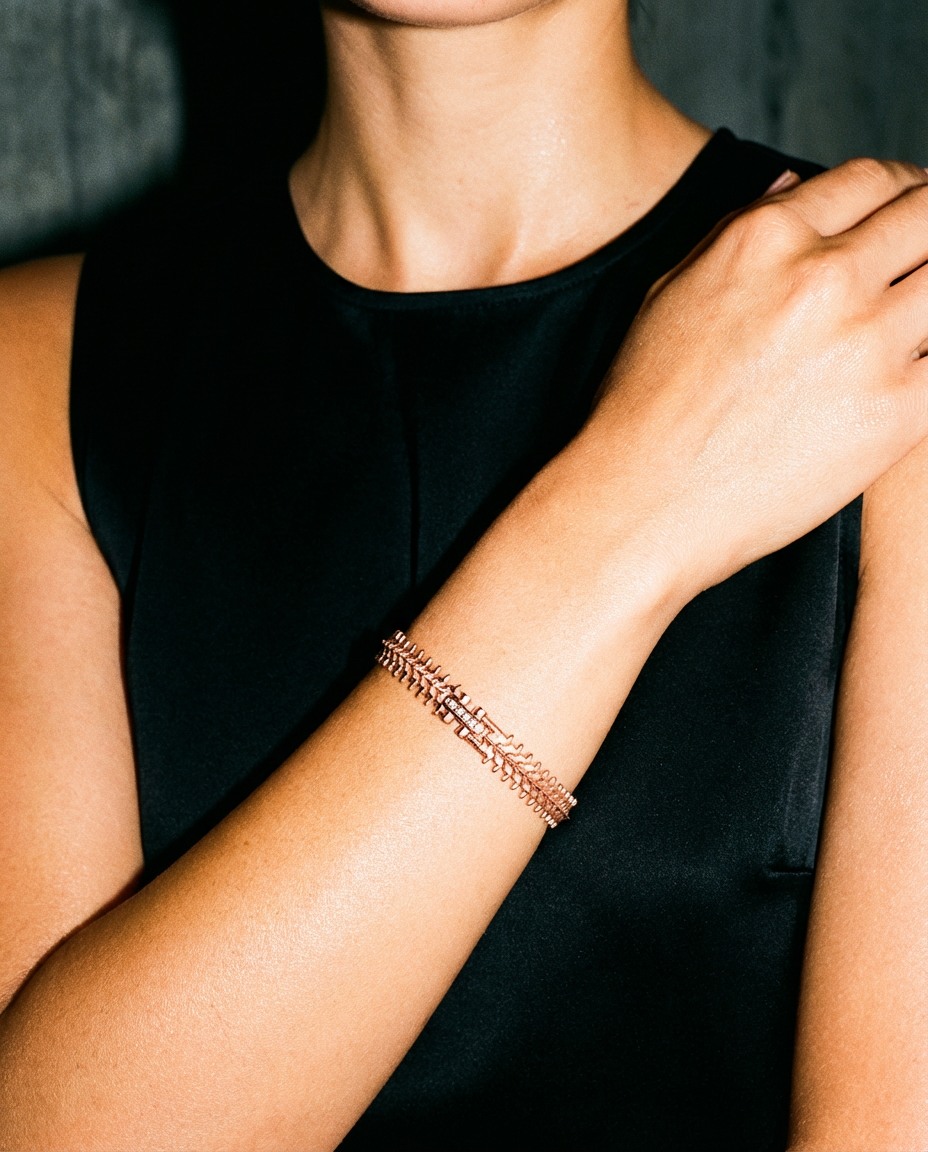 Rose Gold - SPINALE BRACELET | SMALL 8MM 18K GOLD