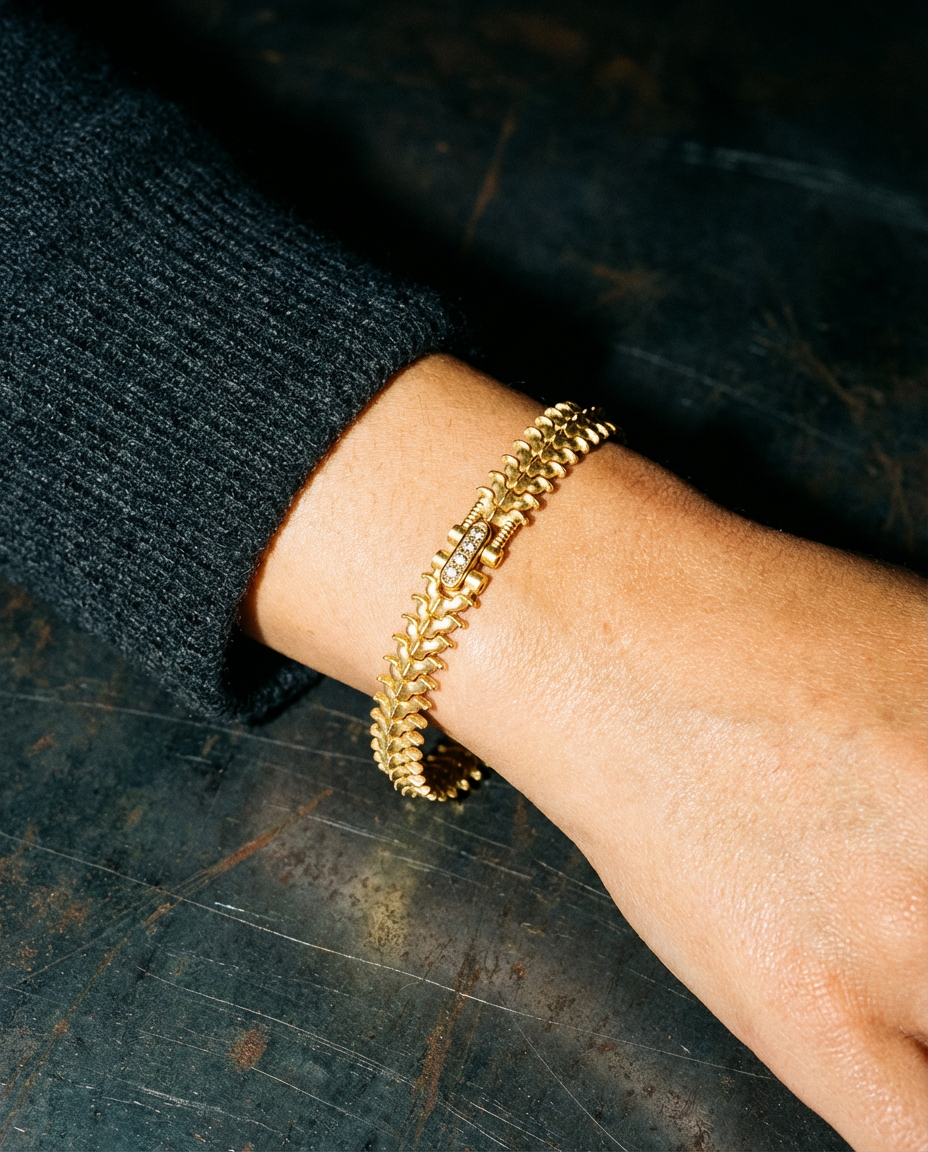 Yellow Gold - SPINALE BRACELET | SMALL 8MM 18K GOLD