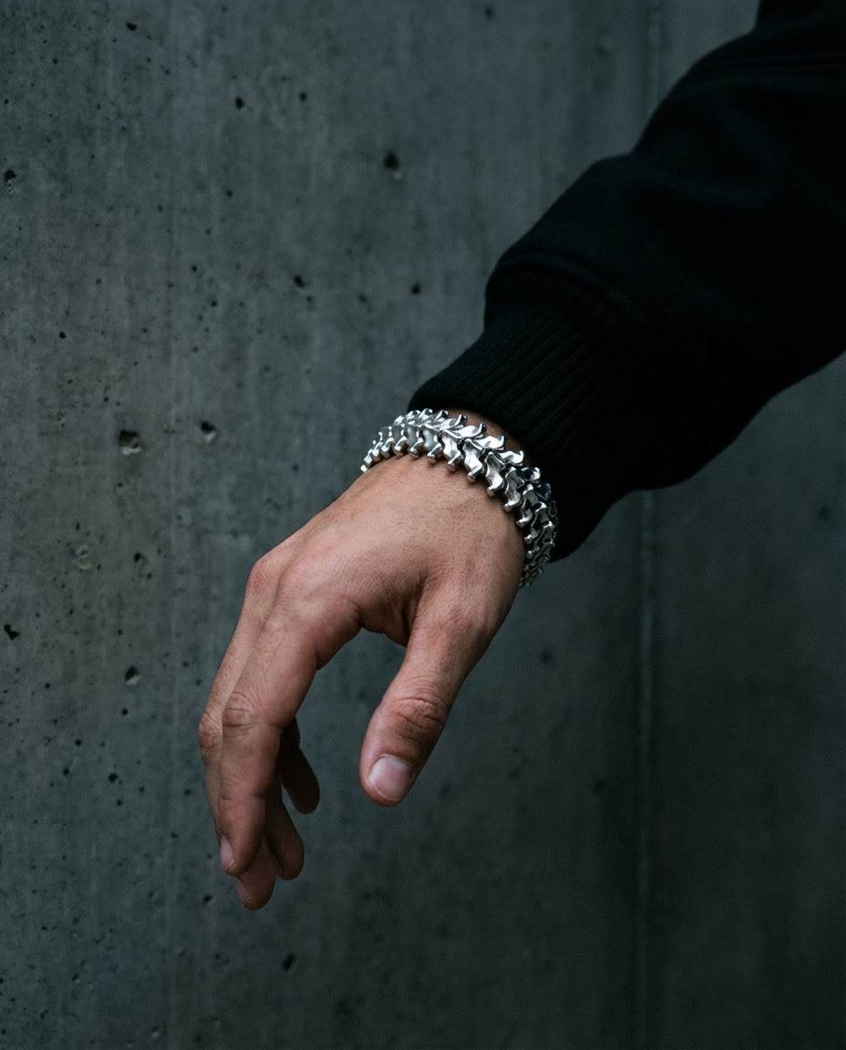 White Gold - SPINALE BRACELET | LARGE 16MM 18K GOLD