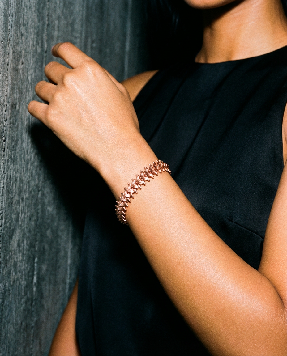 Rose Gold - SPINALE BRACELET | MID 10MM 18K GOLD