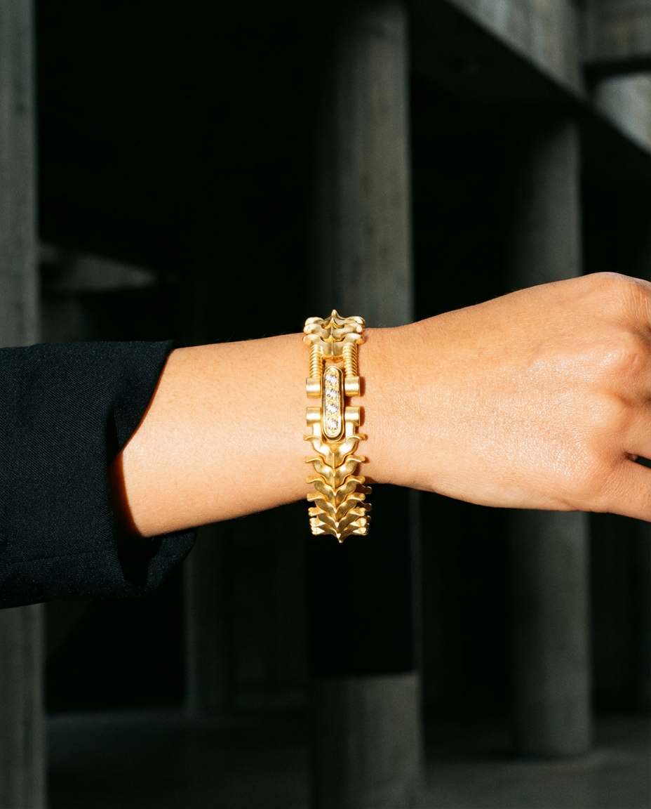 Yellow Gold - SPINALE BRACELET | LARGE 16MM 18K GOLD