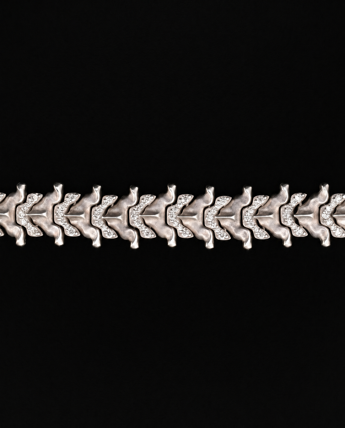 SPATIUM BRACELET | SPATIUM 12MM STERLING SILVER PAVE SPACER