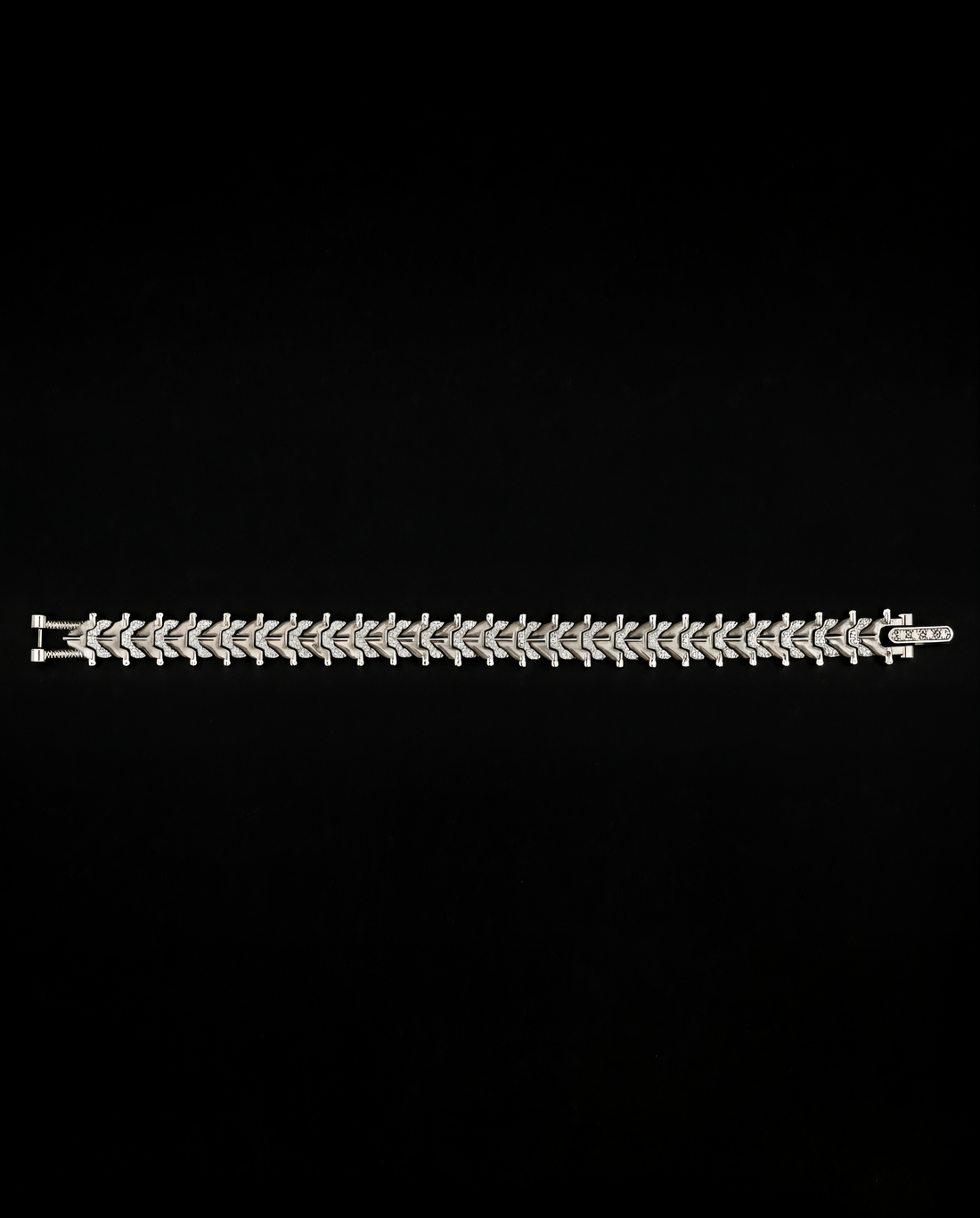 SPATIUM BRACELET | SPATIUM 12MM STERLING SILVER PAVE SPACER